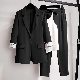 ブラック/スーツ+ホワイト/キャミソール+ブラック/パンツ
